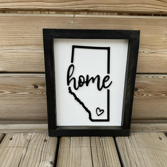 Alberta Home | Wood Sign