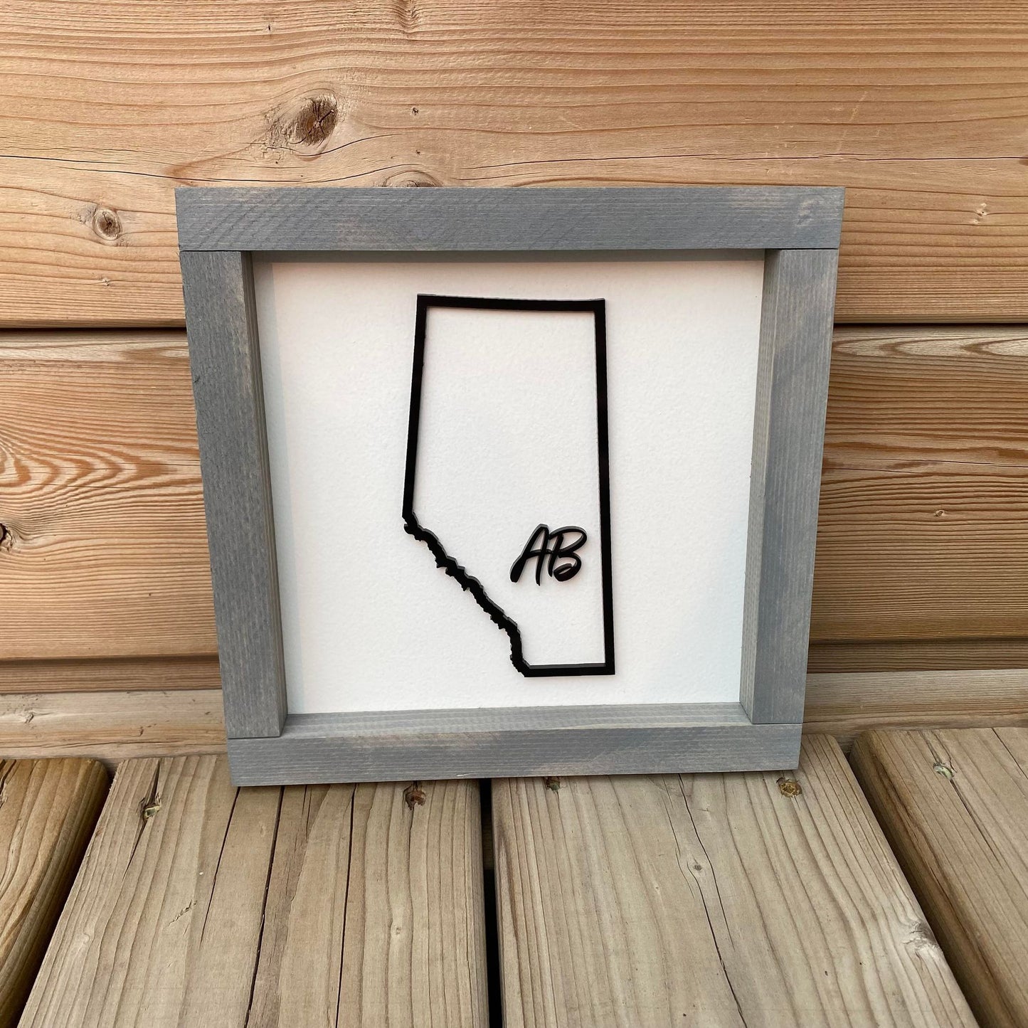 Alberta Province Outline | Wood Sign