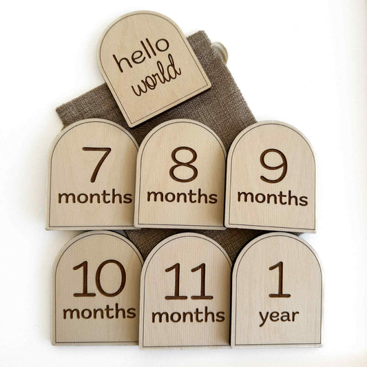 Arch Minimalist | Monthly Milestone Set