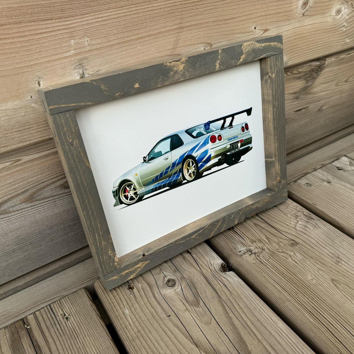Brian's Skyline | Wood Sign