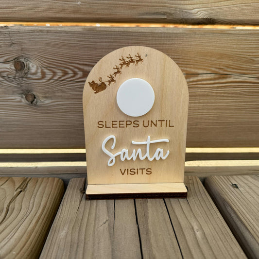 Christmas Countdown | Wood Sign