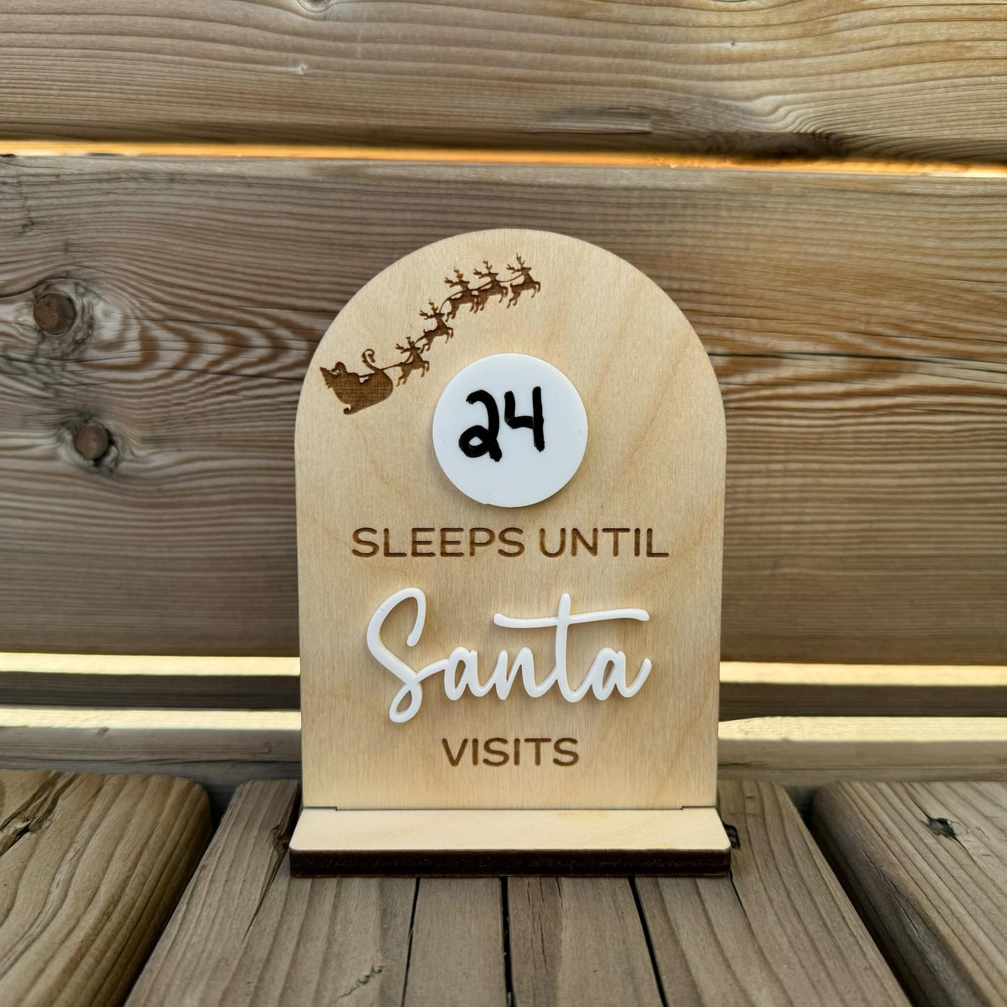 Christmas Countdown | Wood Sign