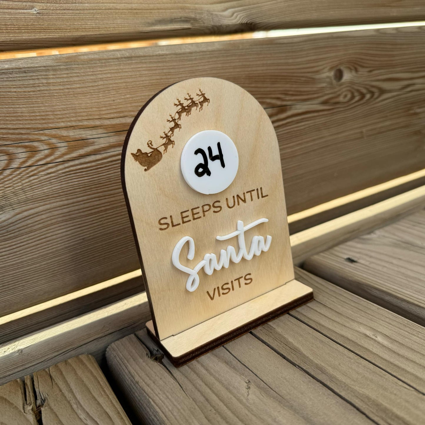Christmas Countdown | Wood Sign