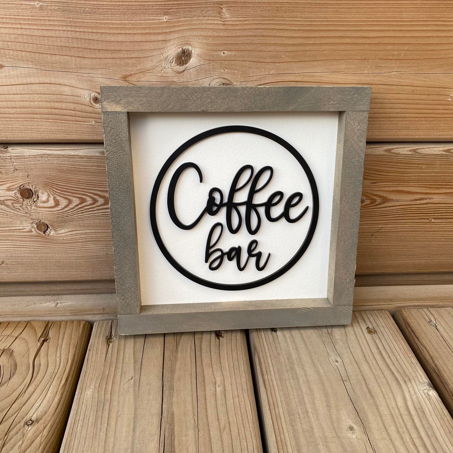 Coffee Bar | Wood Sign