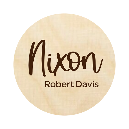 Custom Name | Birth Announcement Sign