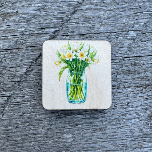 Daisies In Jar | Magnet