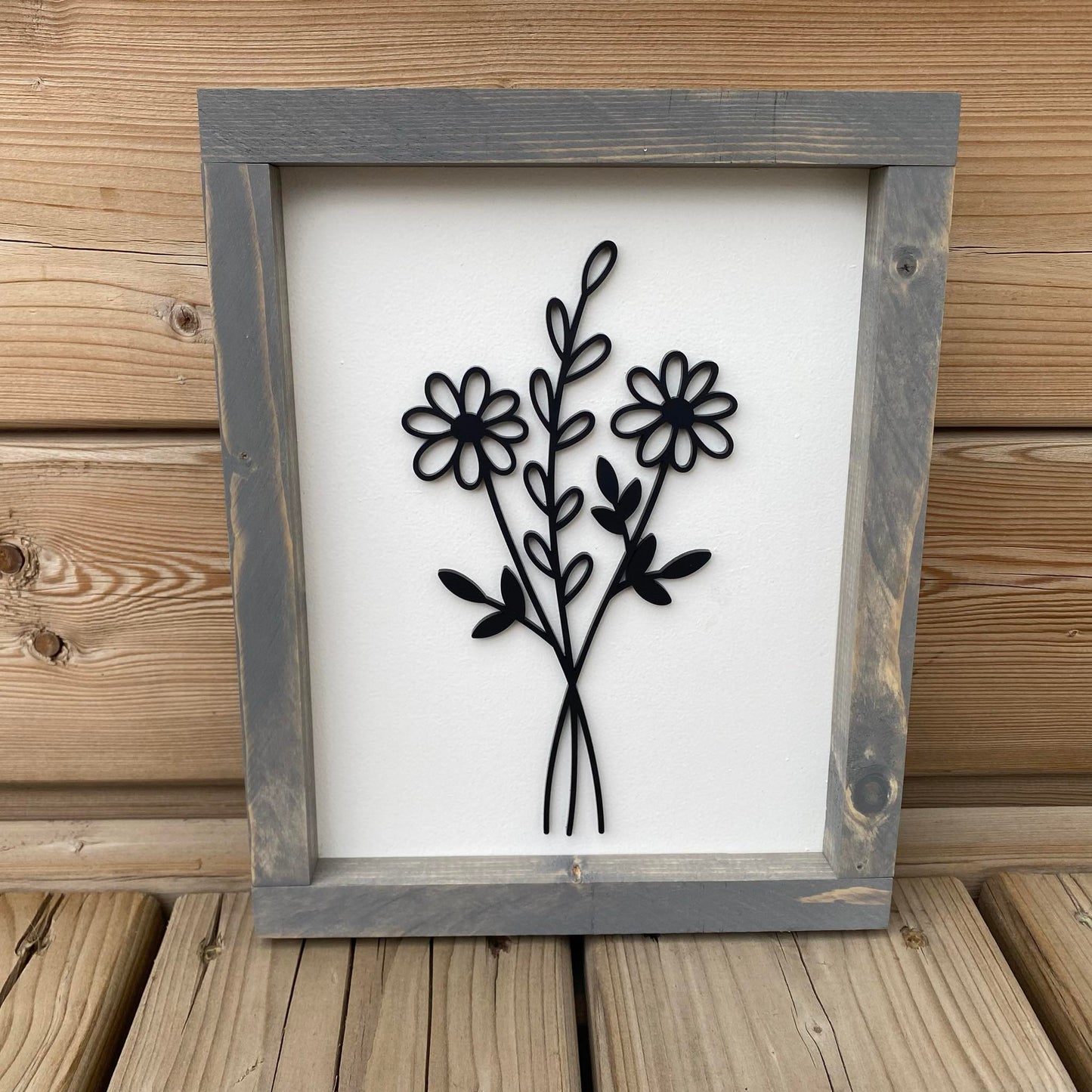Daisy Bouquet | Wood Sign