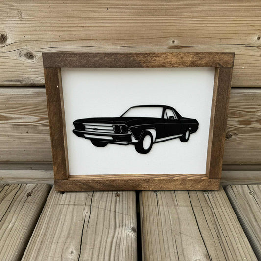 El Camino | Wood Sign