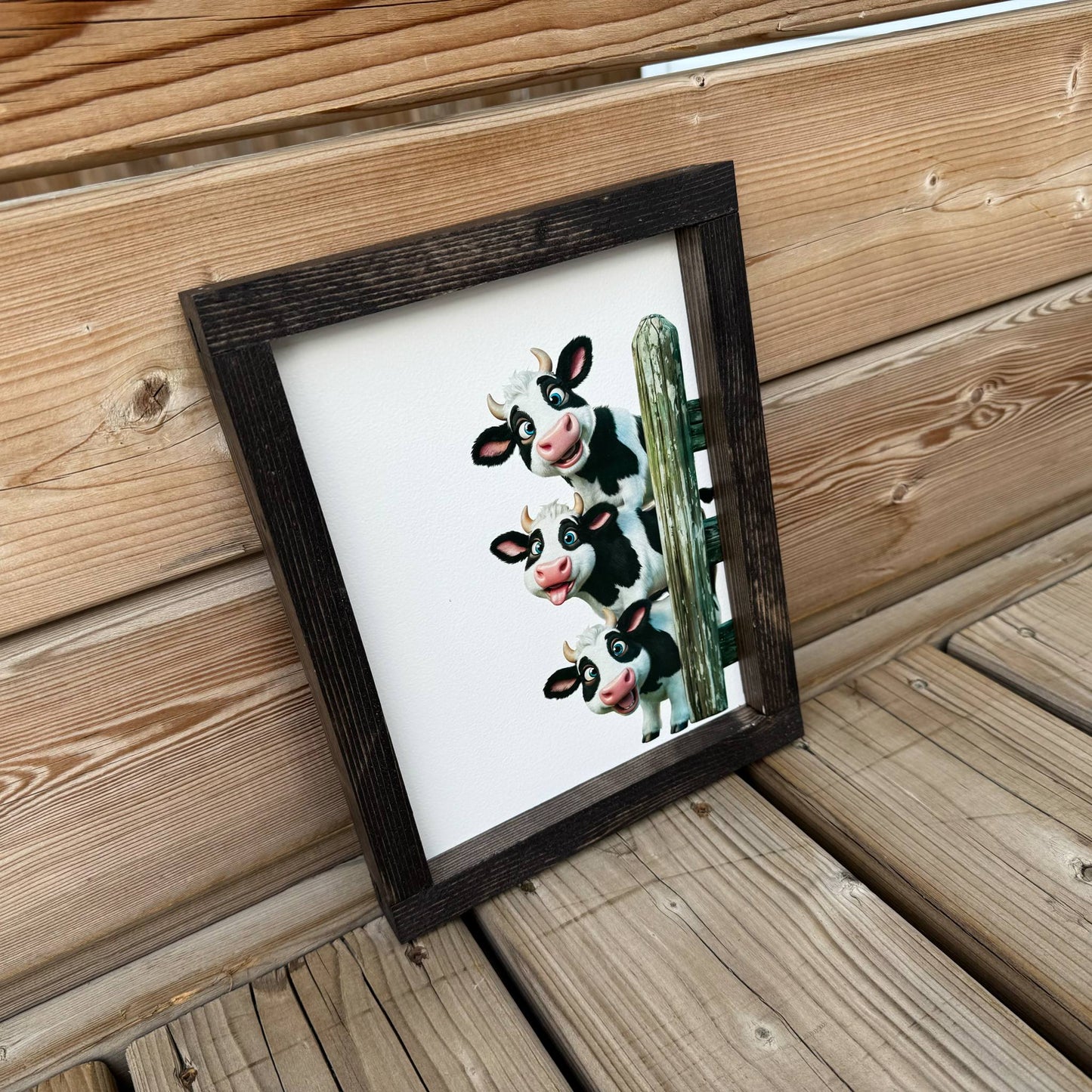 Funny Cows | Wood Sign