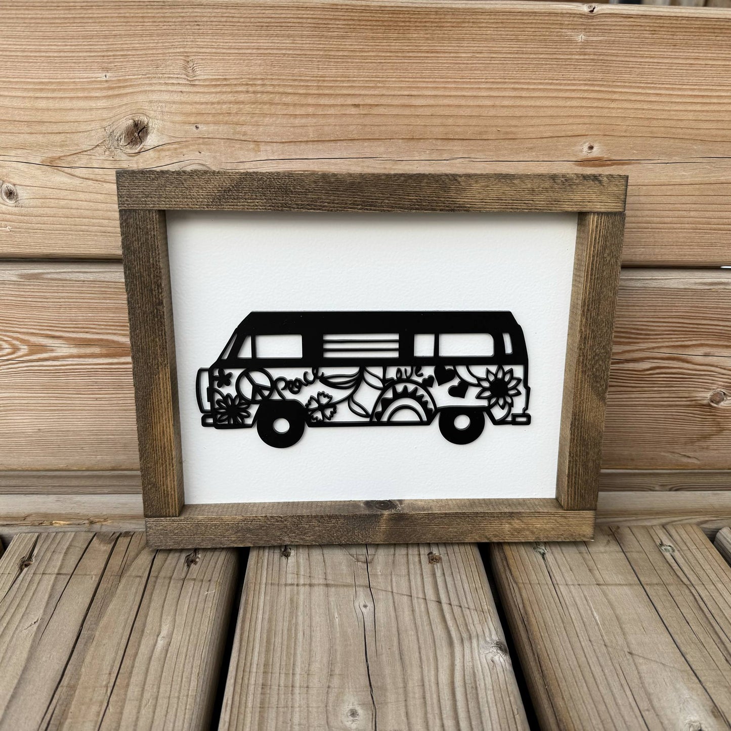 Hippie Bus | Wood Sign