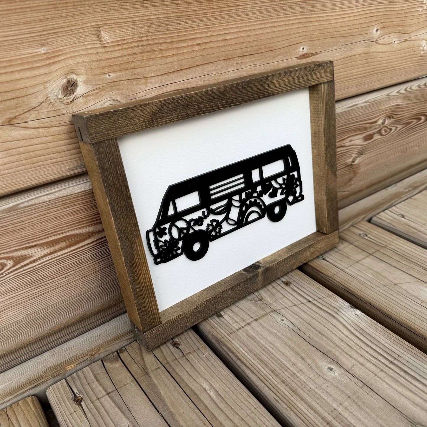 Hippie Bus | Wood Sign
