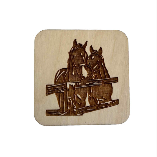 Horses | Wood Coaster