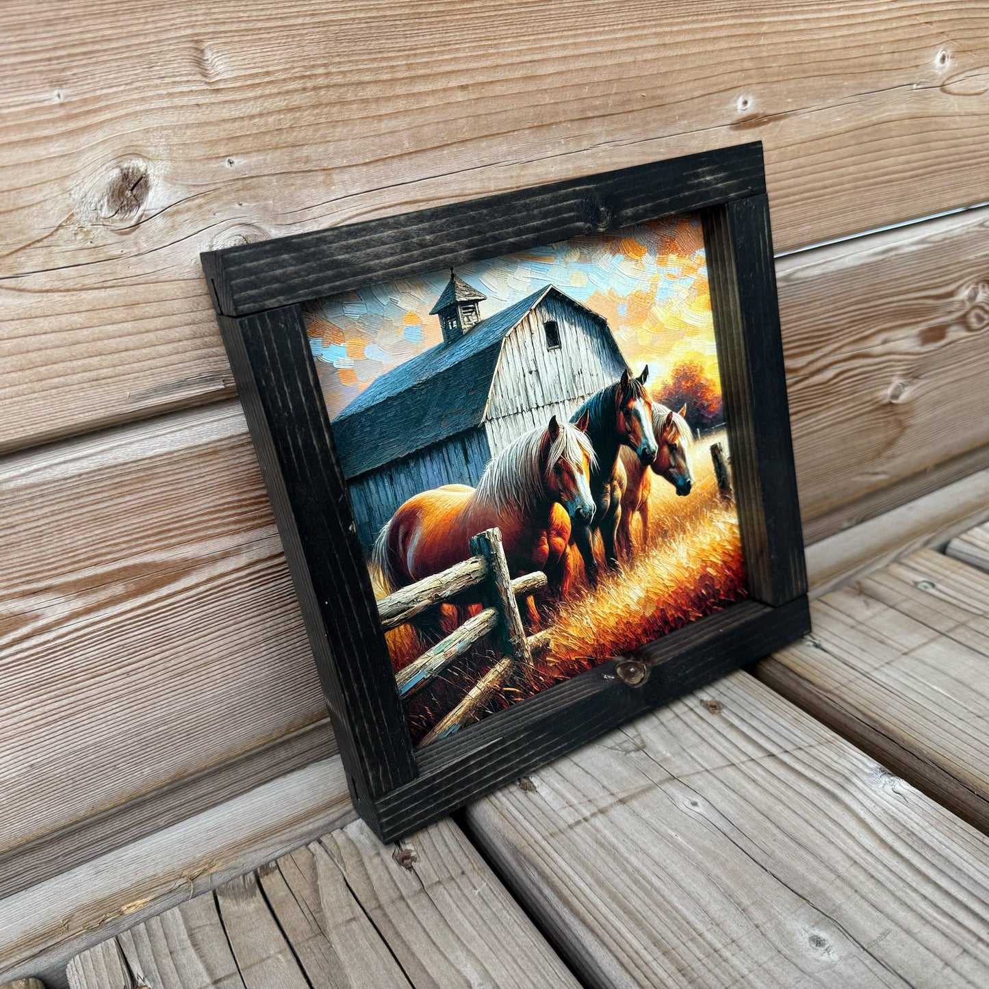 Horses Farm | Wood Sign
