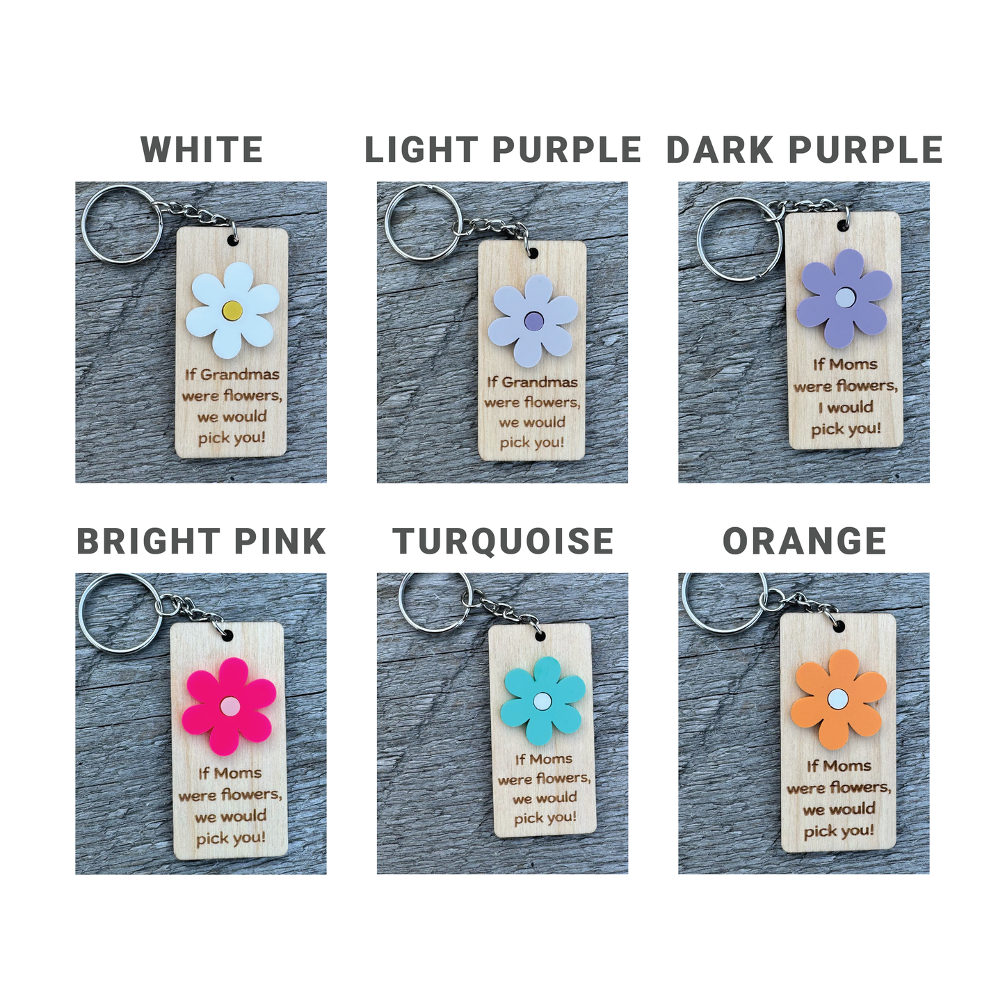 If Moms Were Flowers | Keychain