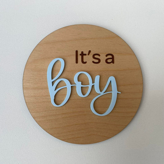 It's A Boy | Baby Announcement Sign