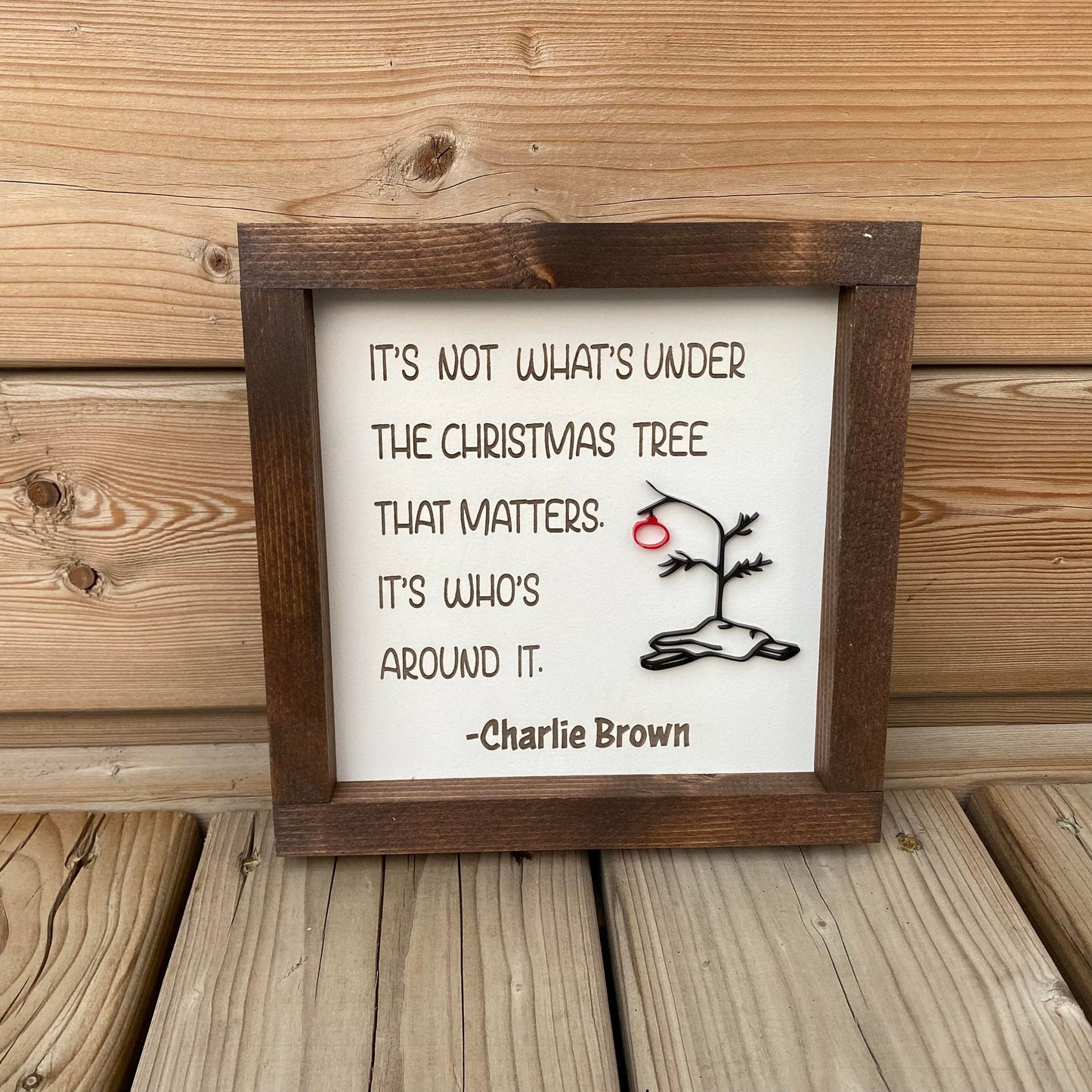 It's Not What's Under The Christmas Tree | Wood Sign