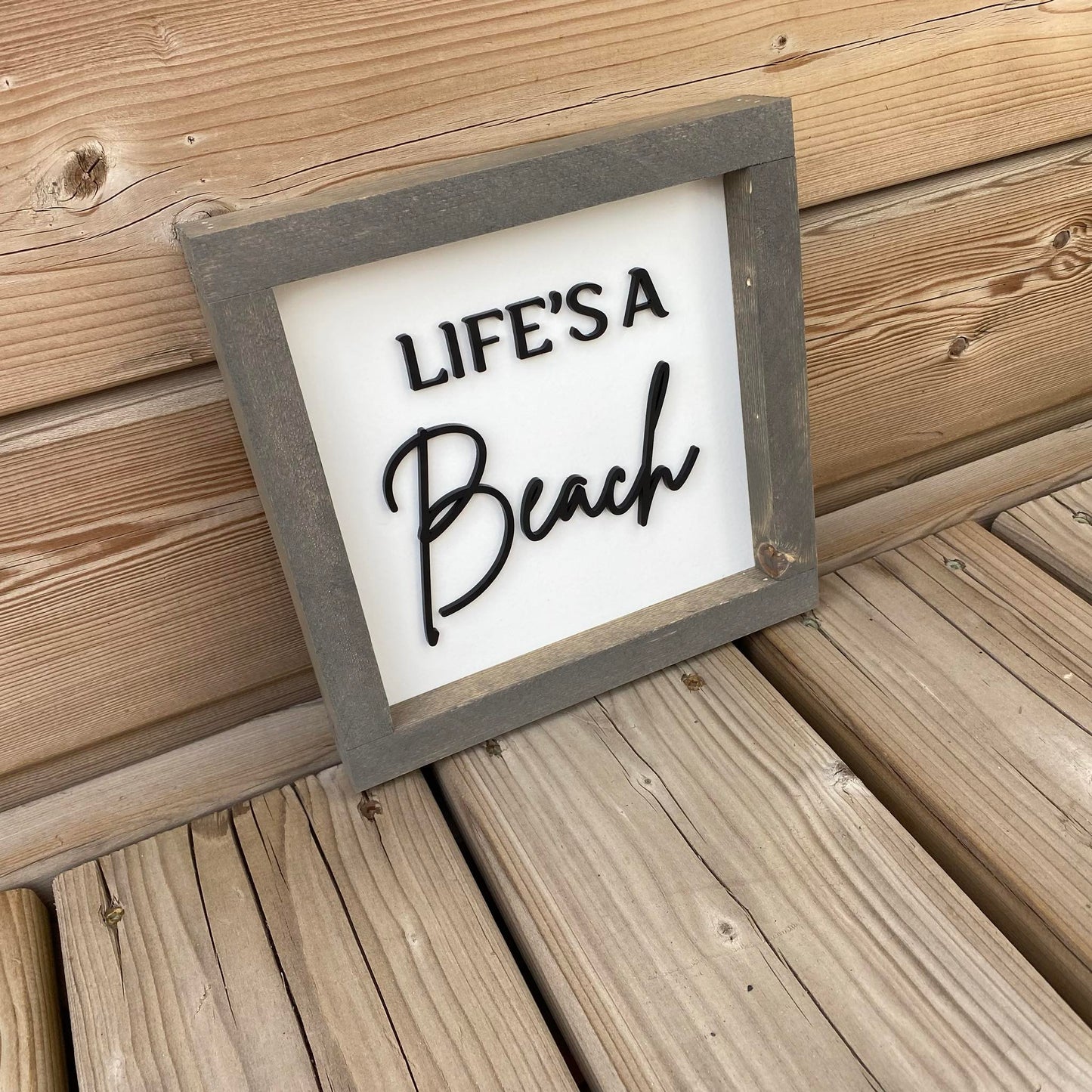 Life's A Beach | Wood Sign