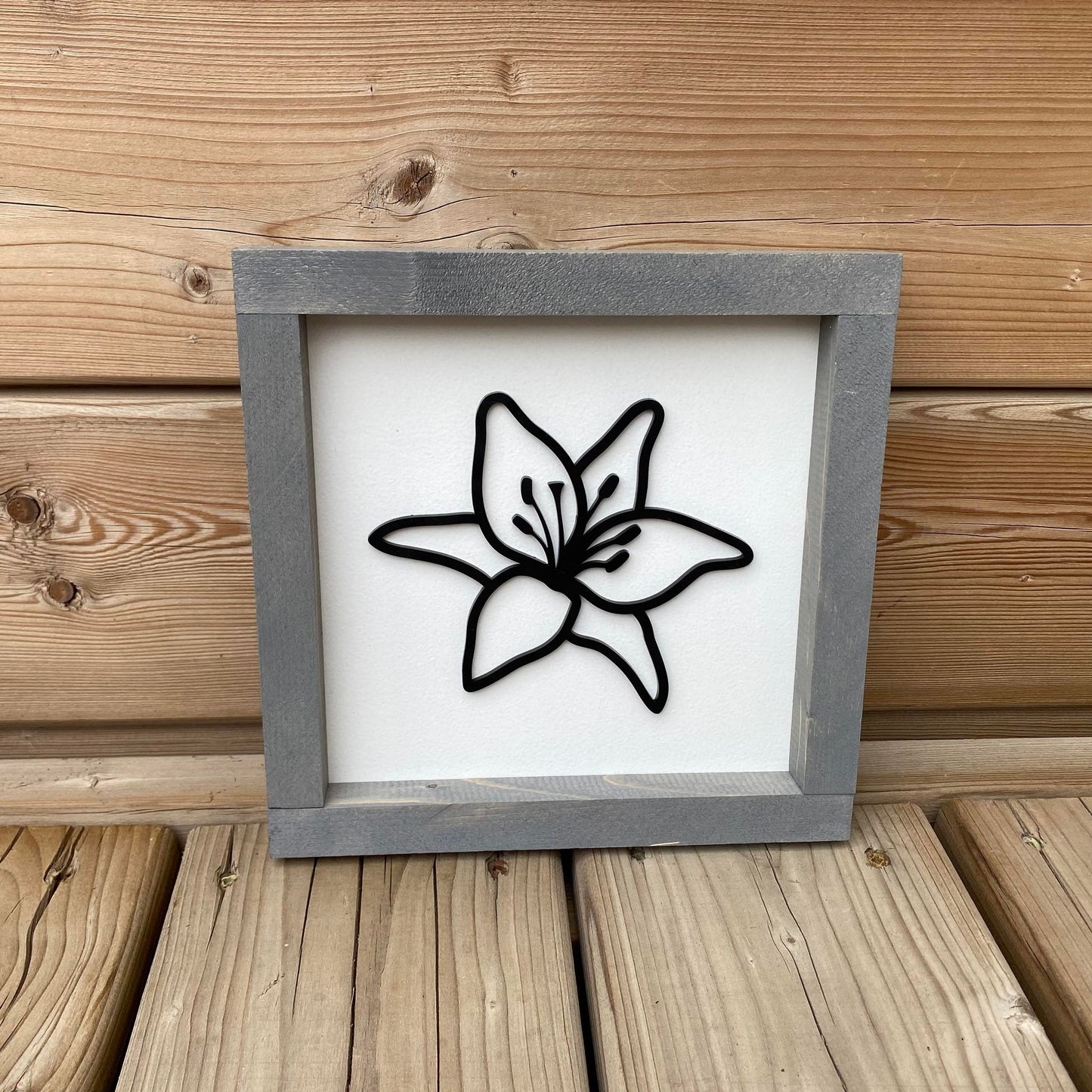 Lily | Wood Sign