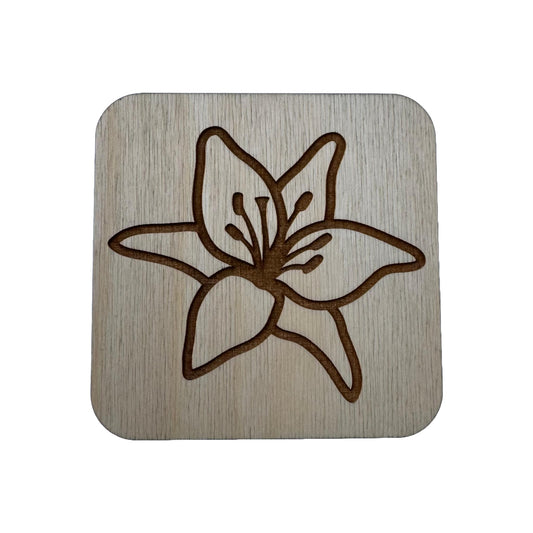 Lily | Wood Coaster