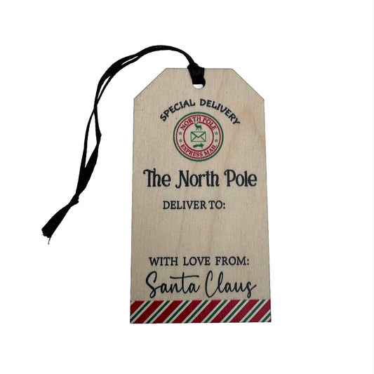 North Pole Express Mail | Gift Tag