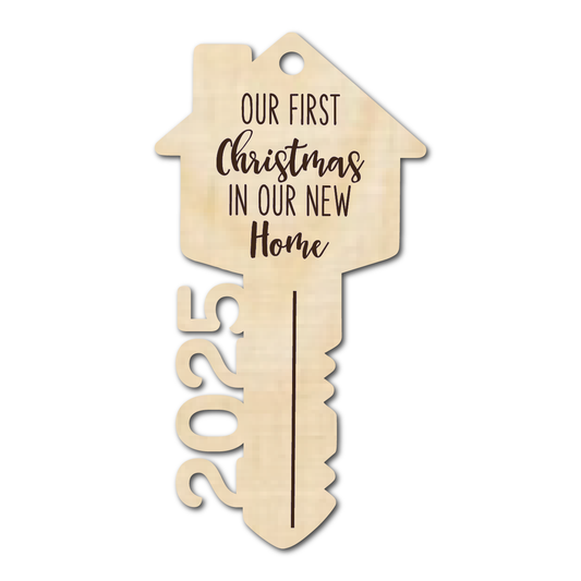 Our First Christmas In Our New Home Key | 2025 Ornament
