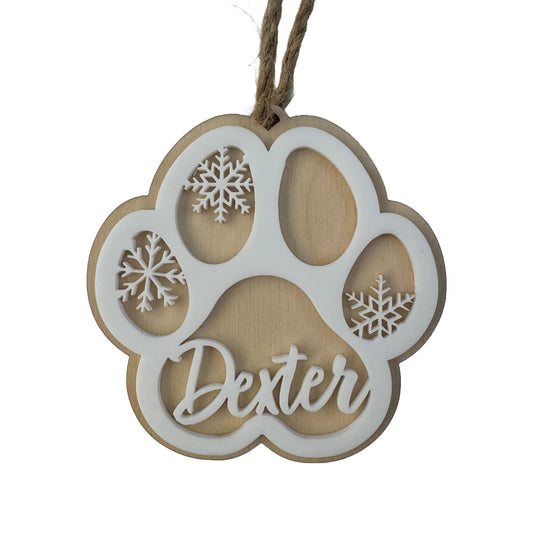 Pet Paw | Personalized Ornament