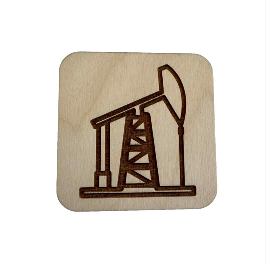Pump Jack | Wood Coaster
