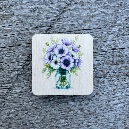 Purple Flowers | Magnet