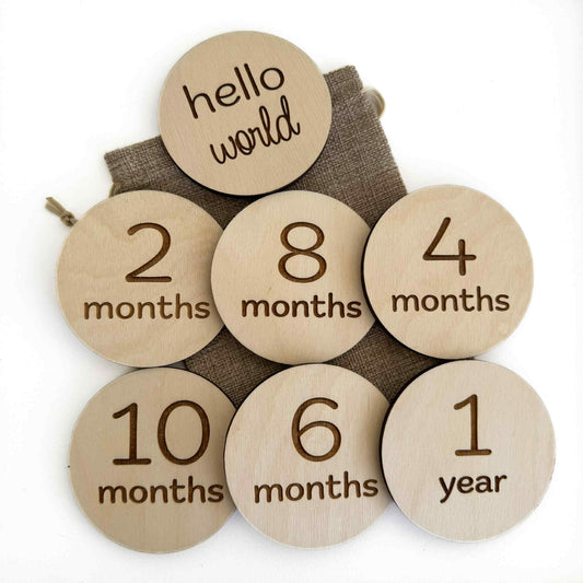 Round Minimalist | Monthly Milestone Set