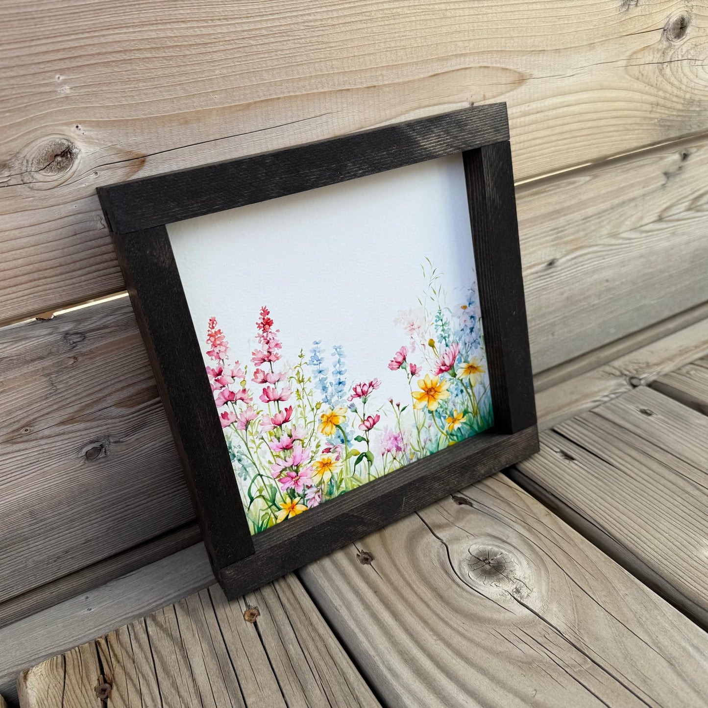 Spring Wildflowers | Wood Sign