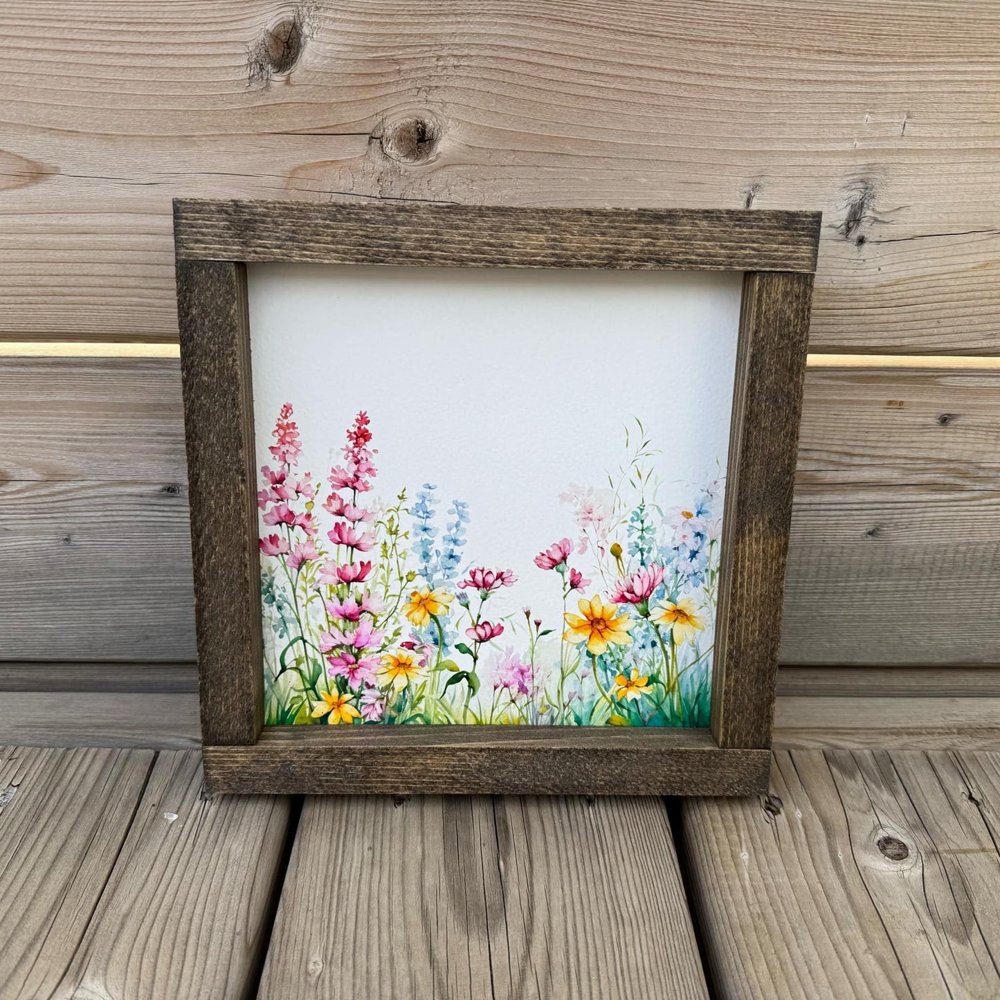 Spring Wildflowers | Wood Sign