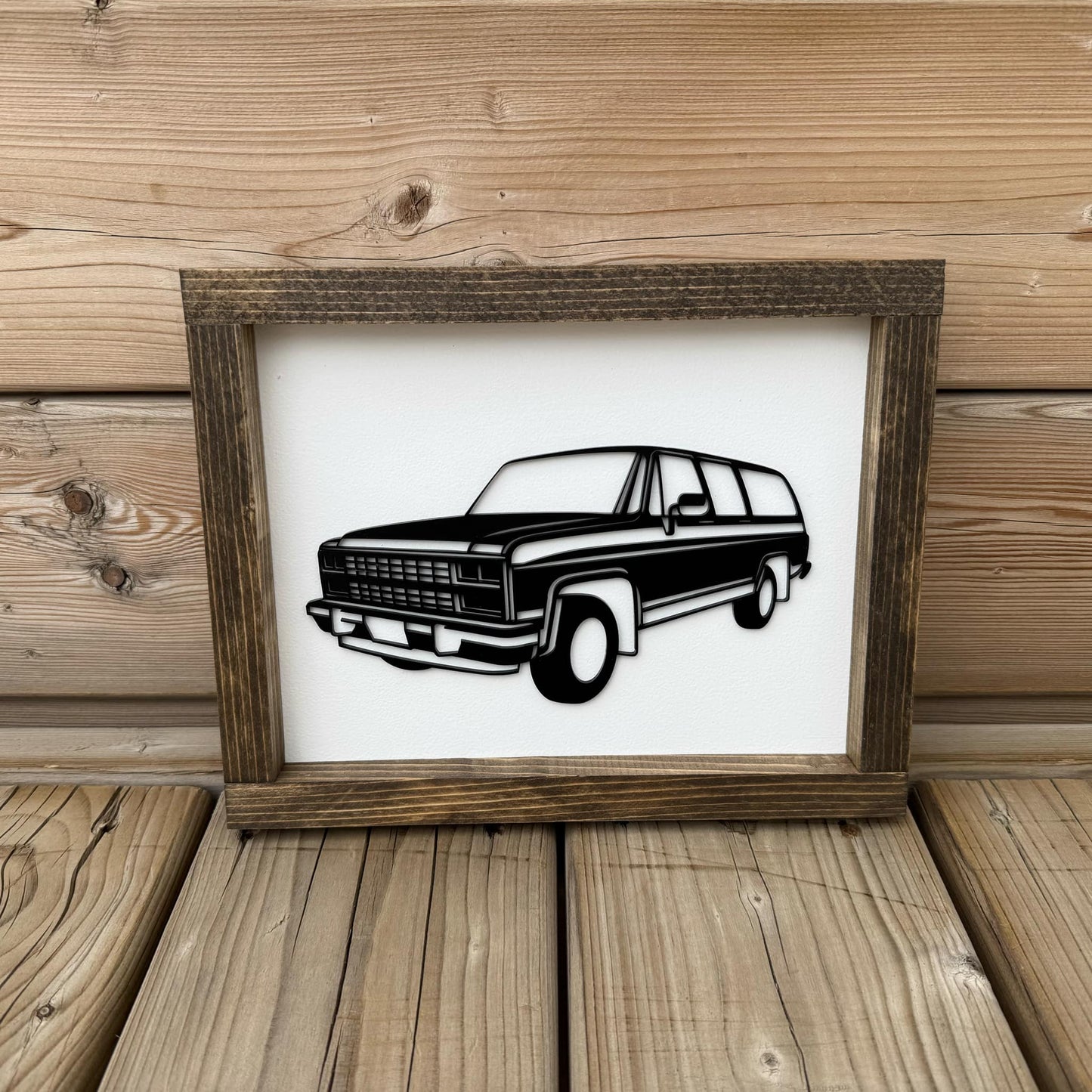 Suburban | Wood Sign