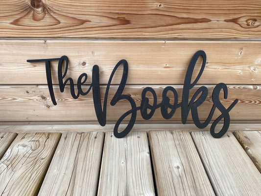 "The" Last Name Cutout | Custom Name Wood Sign