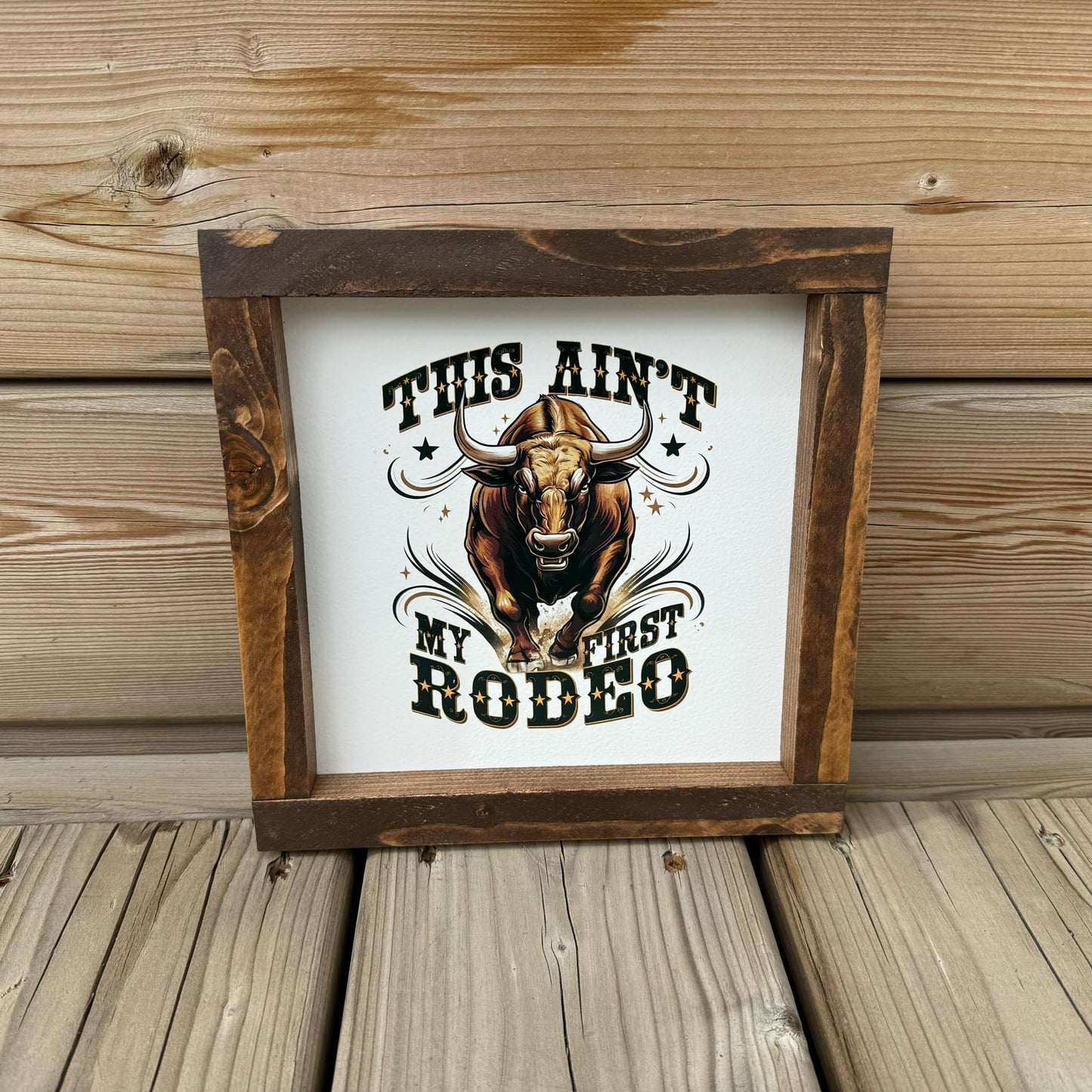 This Ain't My First Rodeo | Wood Sign