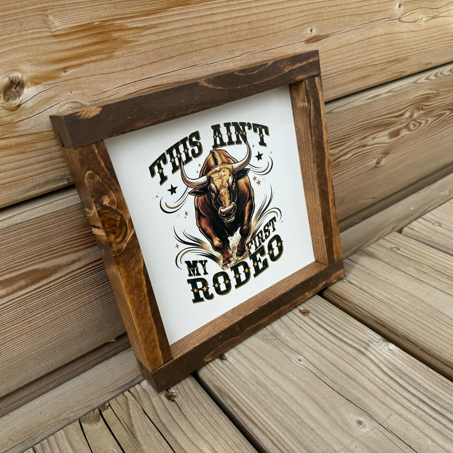 This Ain't My First Rodeo | Wood Sign