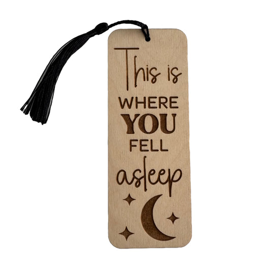 This Is Where You Fell Asleep | Bookmark