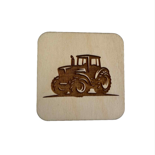 Tractor | Wood Coaster