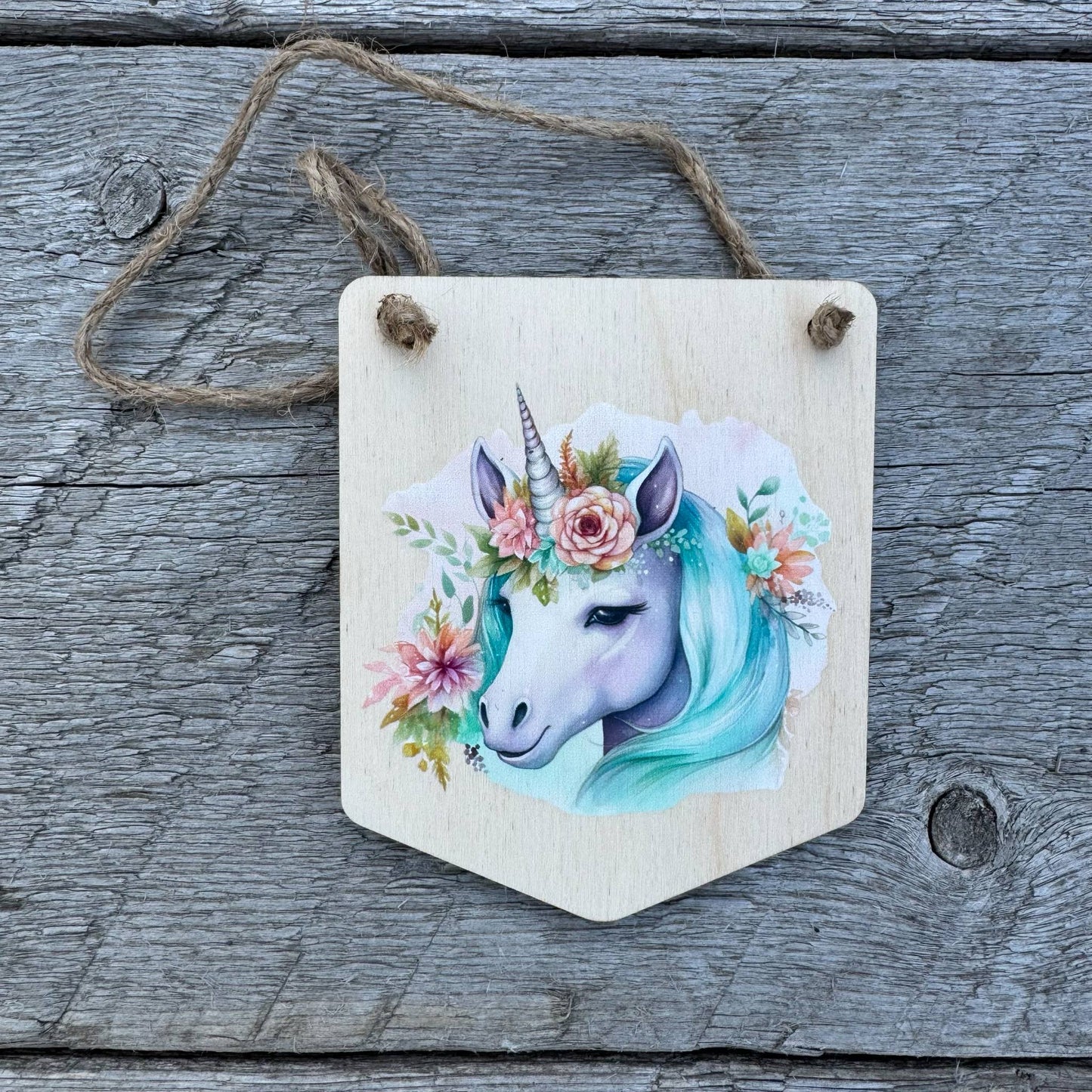Unicorn | Mini Pendant Sign