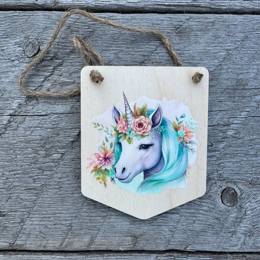 Unicorn | Mini Pendant Sign