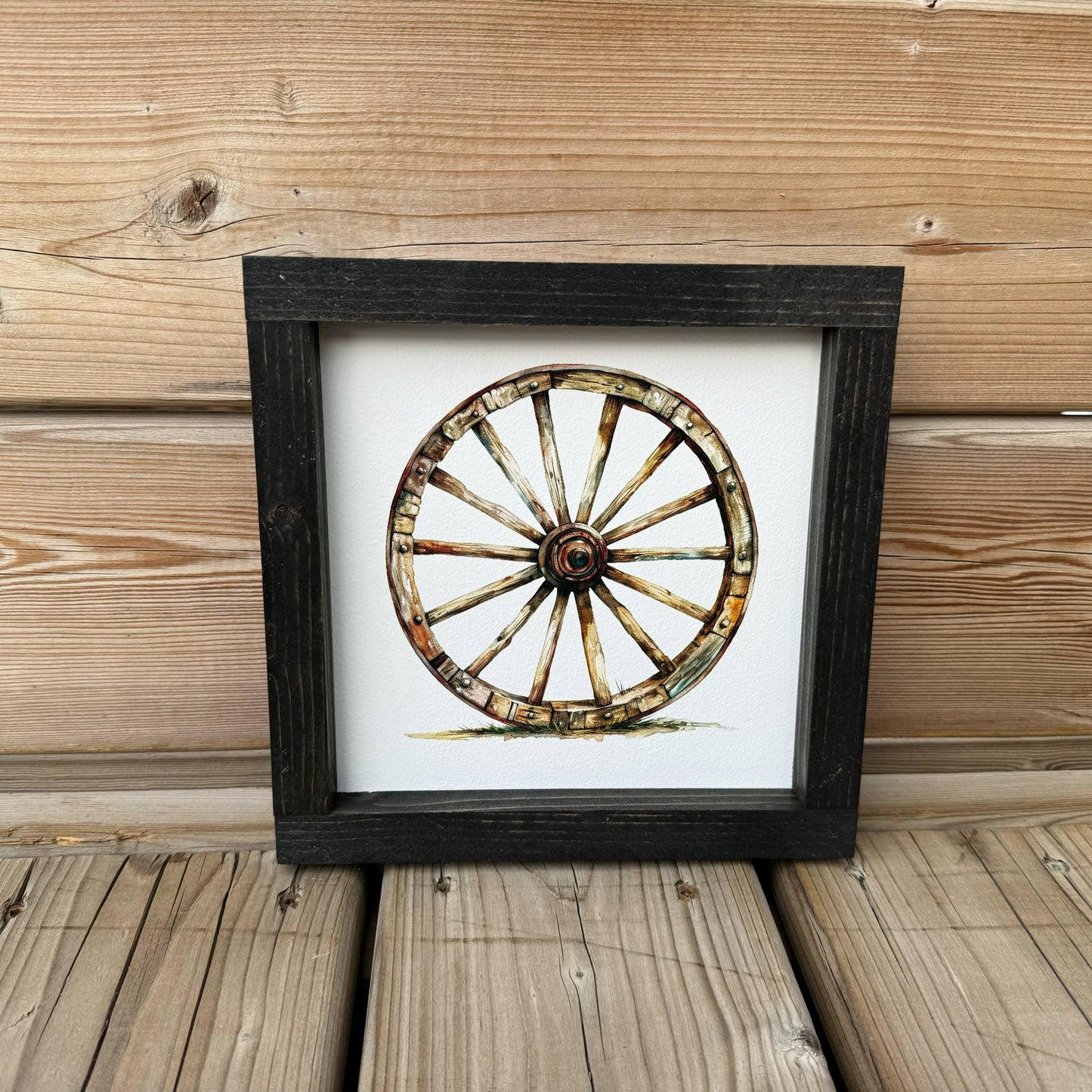 Wagon Wheel | Wood Sign
