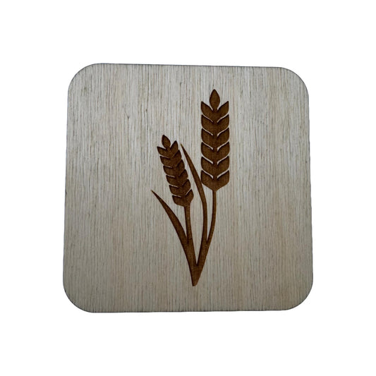 Wheat | Wood Coaster