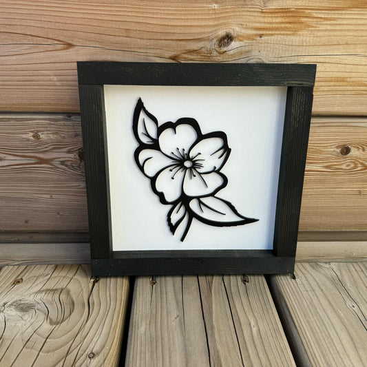 Wild Rose | Wood Sign
