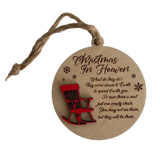 Christmas In Heaven Ornament | Personalized Ornament