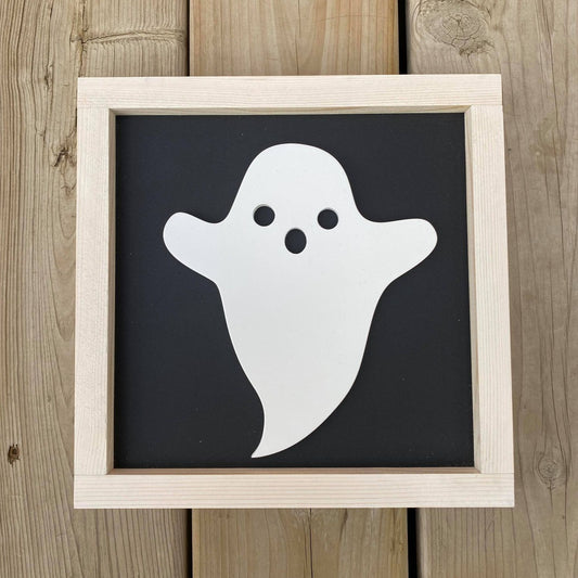 Ghost | Wood Sign