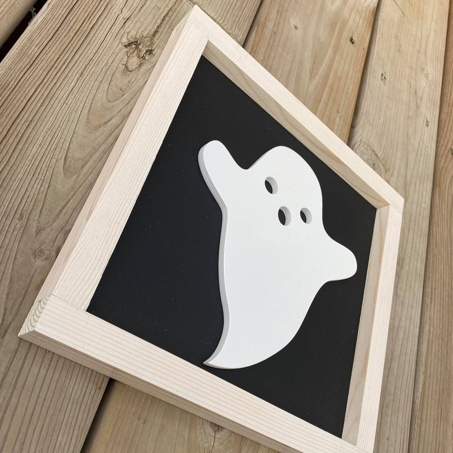 Ghost | Wood Sign