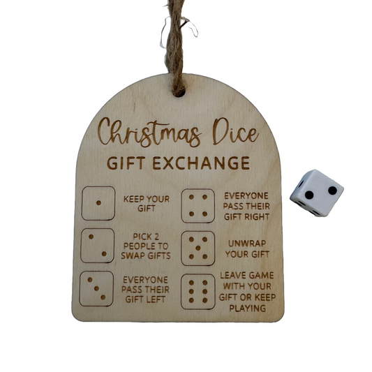 Christmas Dice Gift Exchange | Ornament