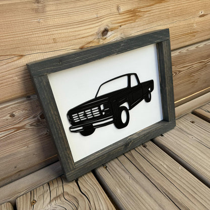 80s Ford Truck | Wood Sign