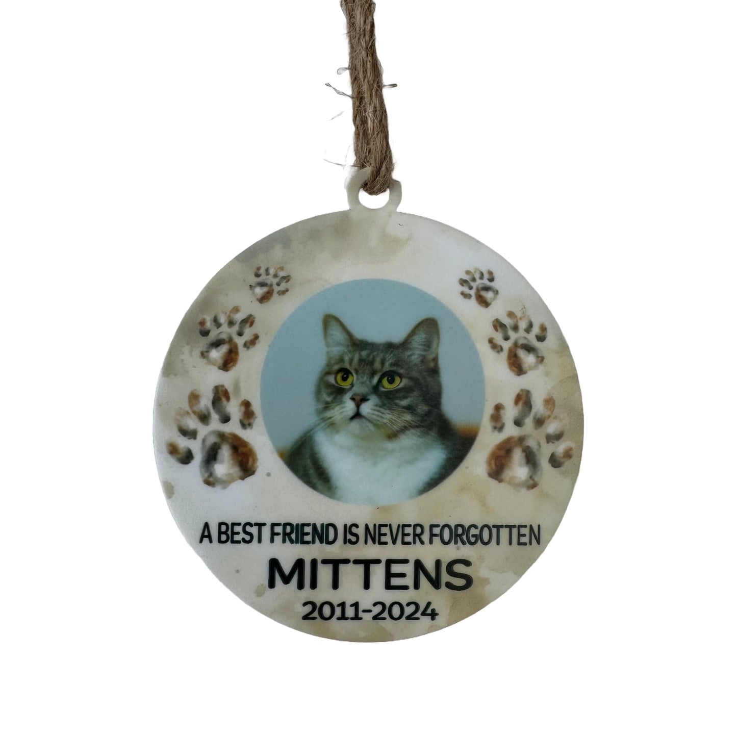 A Best Friend Is Never Forgotten | Personalized Pet Ornament