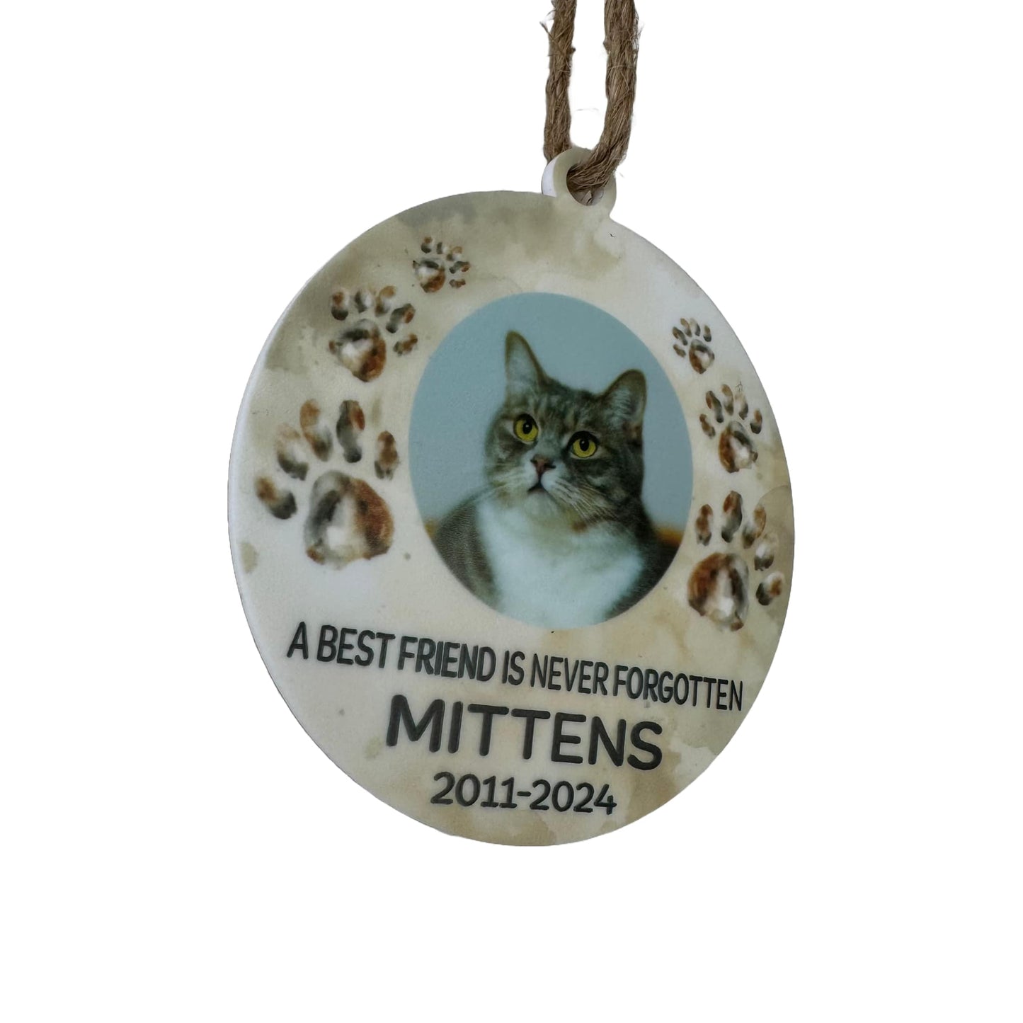 A Best Friend Is Never Forgotten | Personalized Pet Ornament