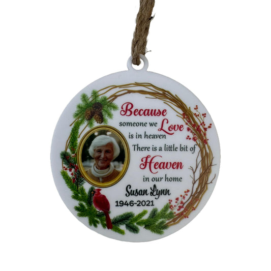 Because Someone We Love | Personalized Ornament